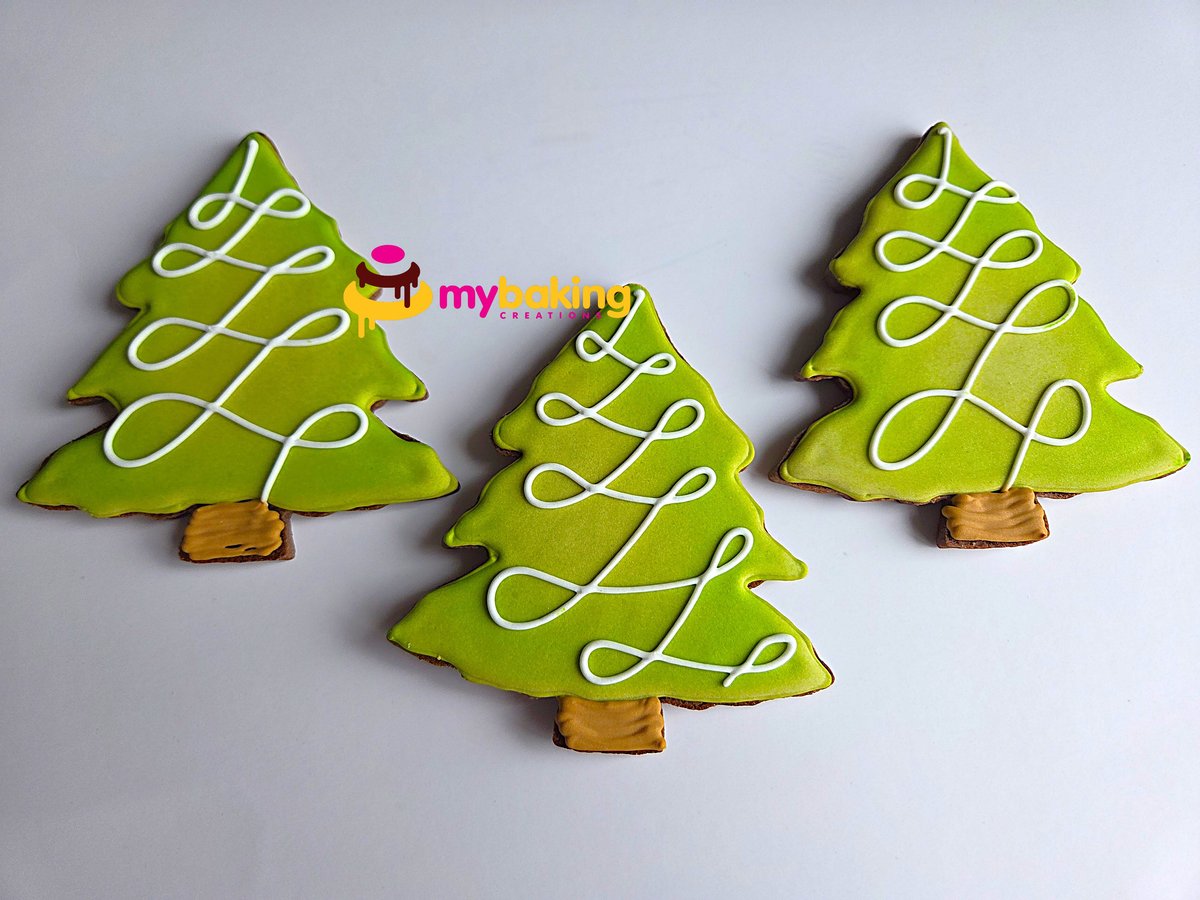Christmas tree cookies